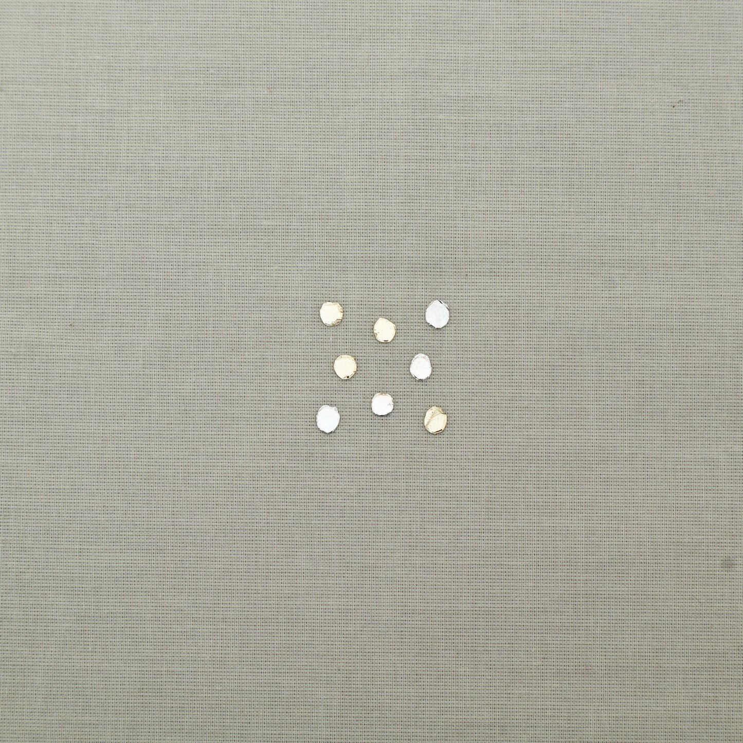 Off White Color Kora Mukesh Fabric