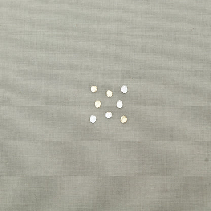 Off White Color Kora Mukesh Fabric