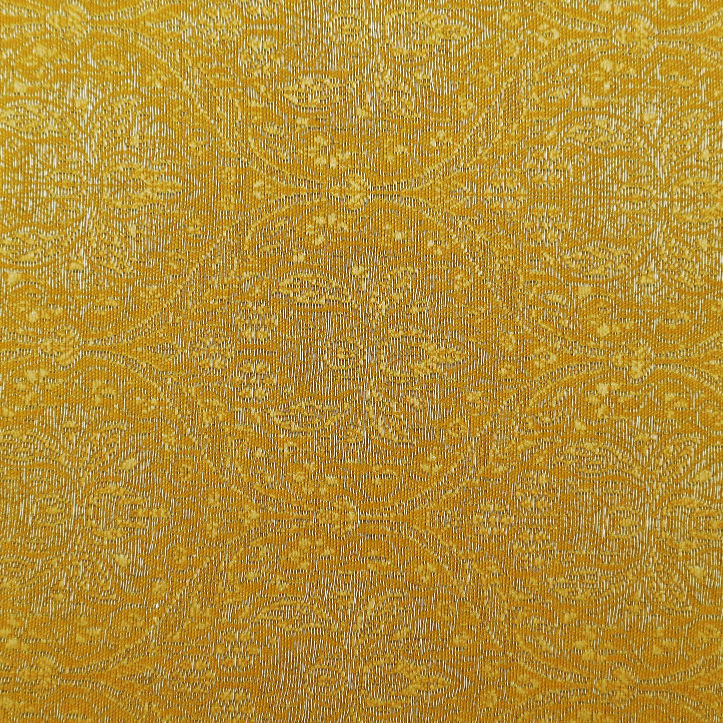 Yellow Color Brocade Fabric