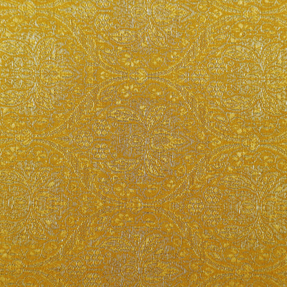 Yellow Color Brocade Fabric