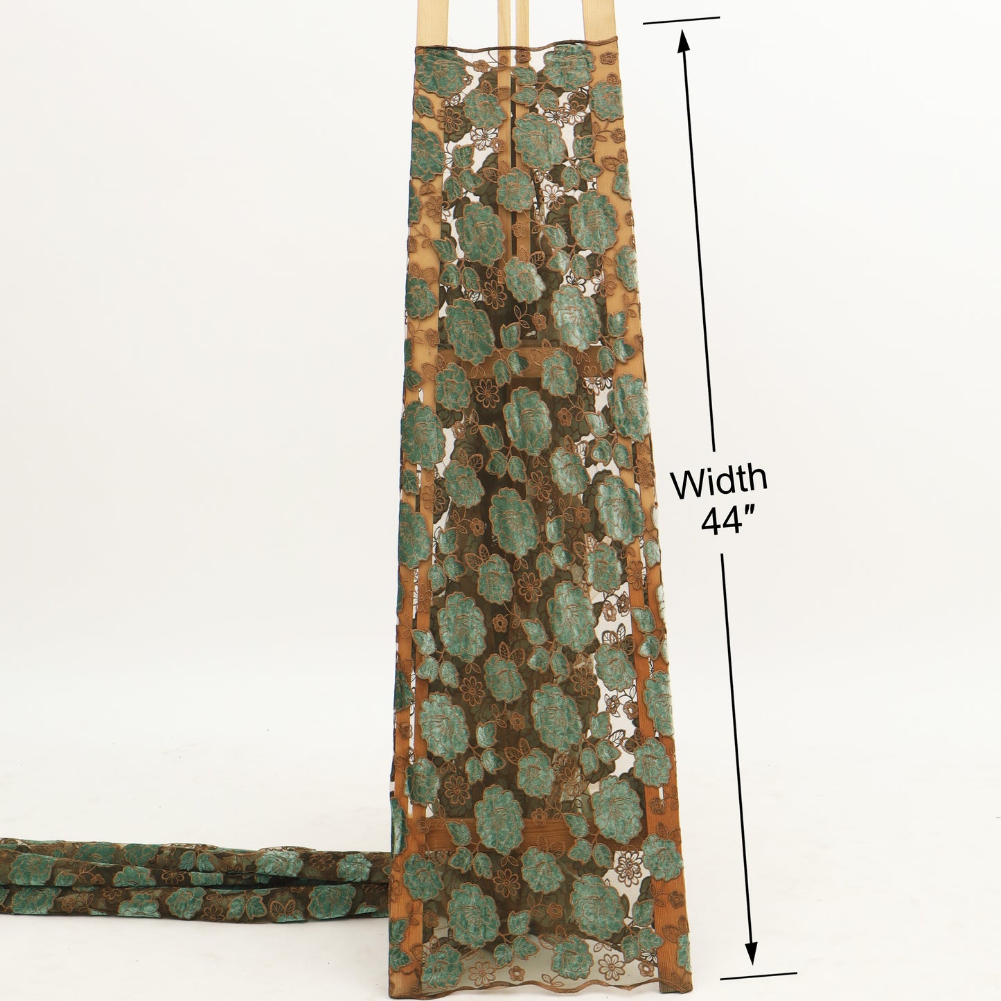 Net Velvet Embroidery Fabric