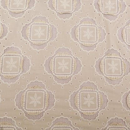 Cotton Chanderi Embroidery Fabric