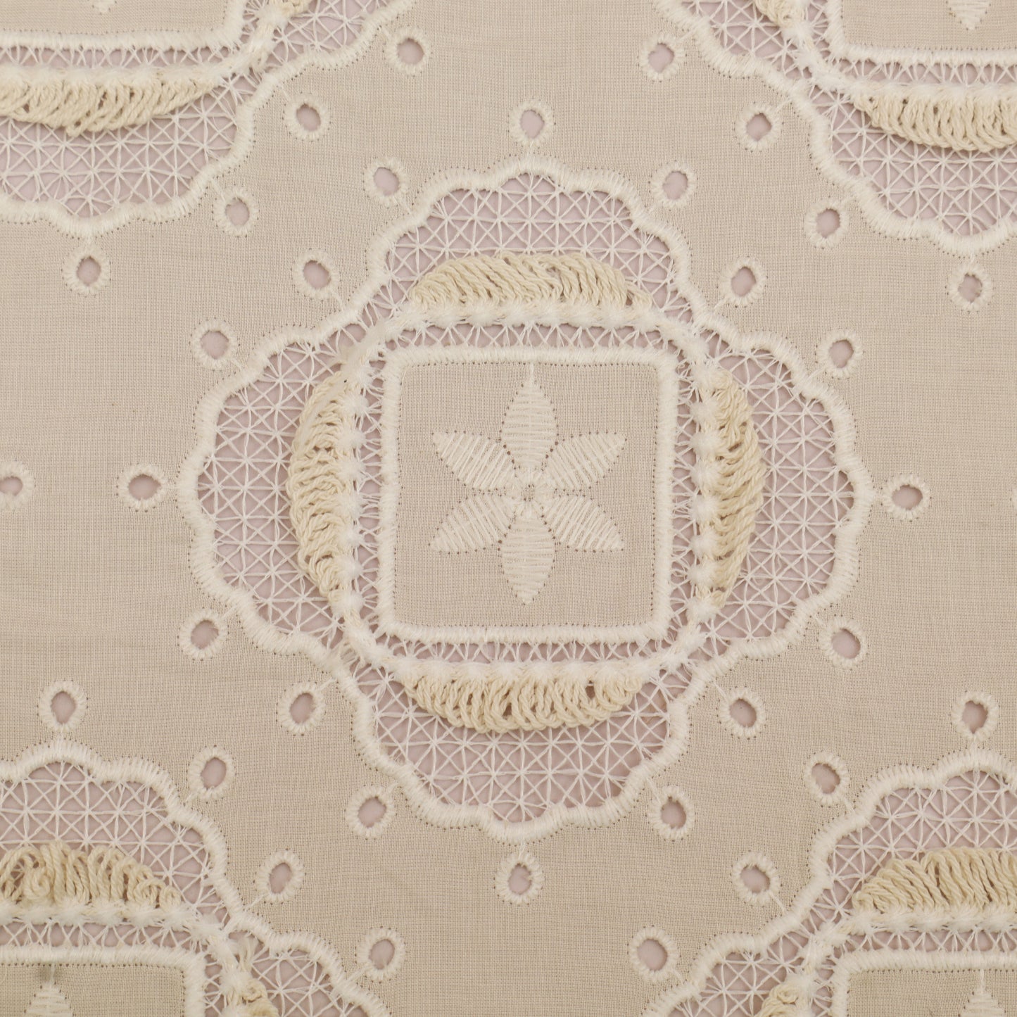 Cotton Chanderi Embroidery Fabric