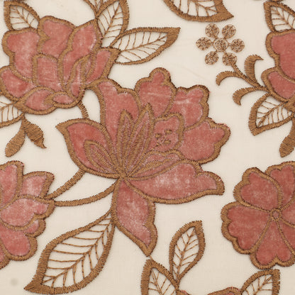 Net Velvet Embroidery Fabric.
