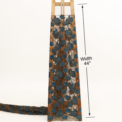 Net Velvet Embroidery Fabric.