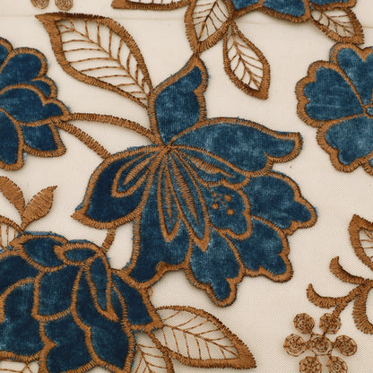 Net Velvet Embroidery Fabric.