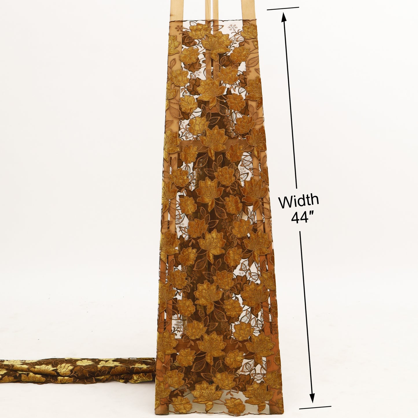 Net Velvet Embroidery Fabric.