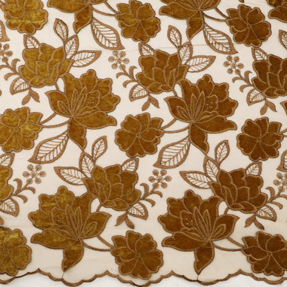 Net Velvet Embroidery Fabric.