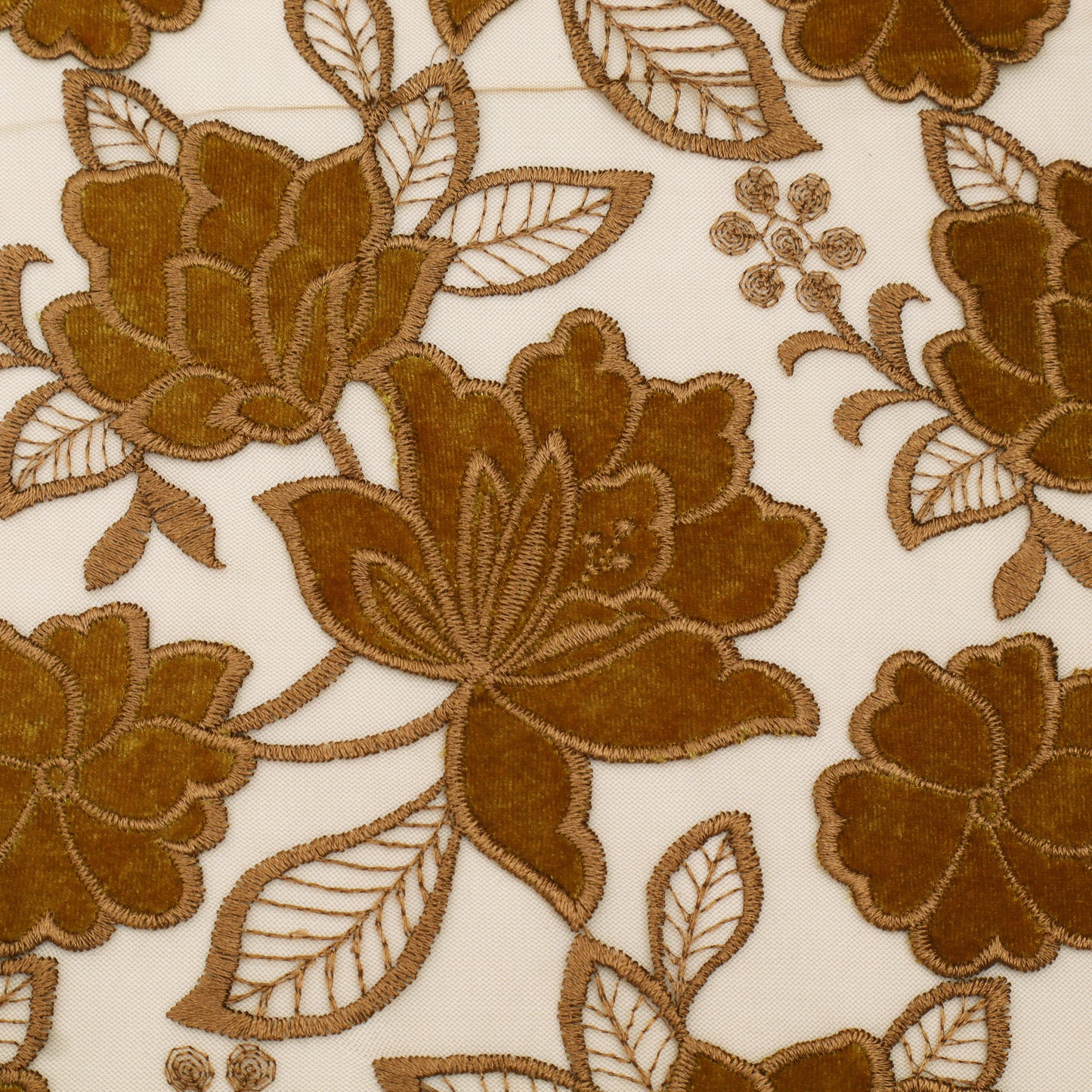 Net Velvet Embroidery Fabric.