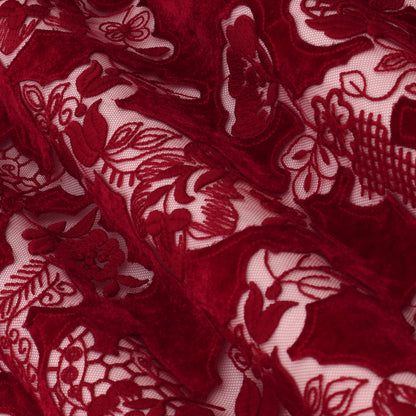 Velvet Net Embroidery