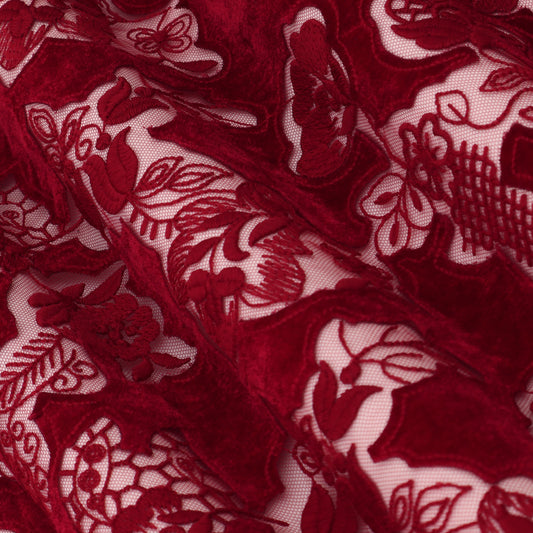 Velvet Net Embroidery