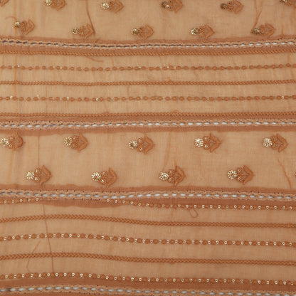 Mul Chanderi Embroidery Fabric