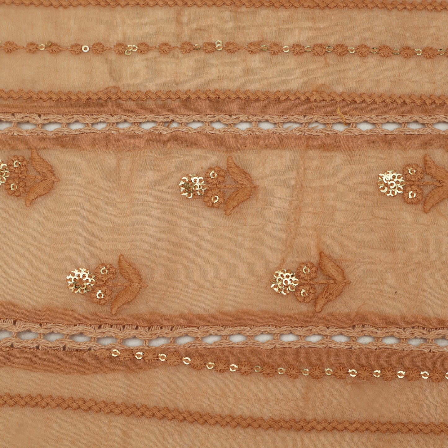 Mul Chanderi Embroidery Fabric