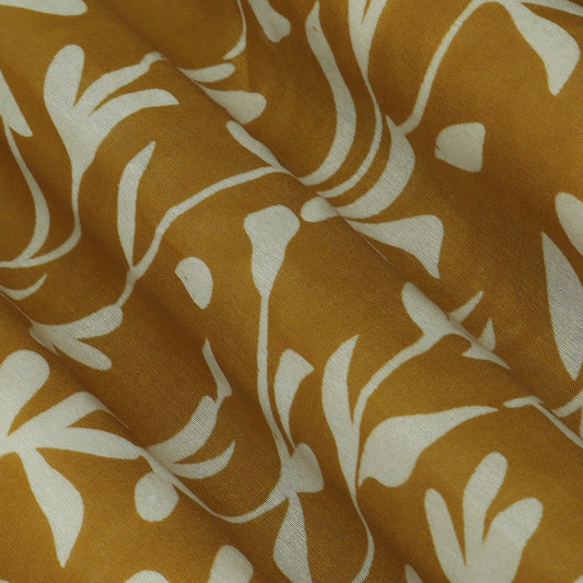 Colored Color Chanderi Print Fabric