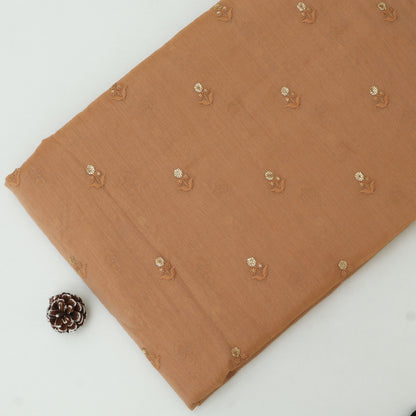 Mul Chanderi Embroidery Fabric