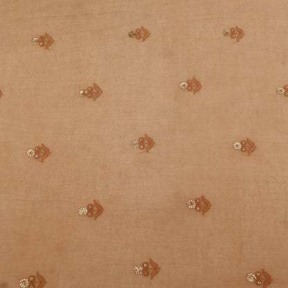 Mul Chanderi Embroidery Fabric