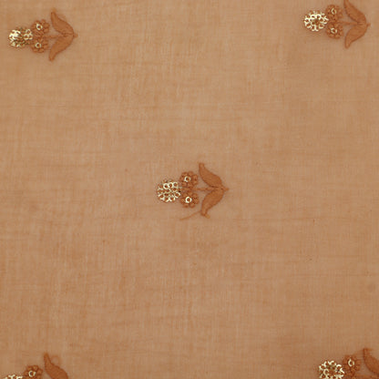 Mul Chanderi Embroidery Fabric