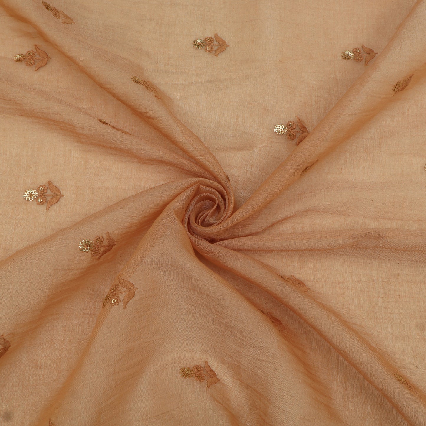 Mul Chanderi Embroidery Fabric