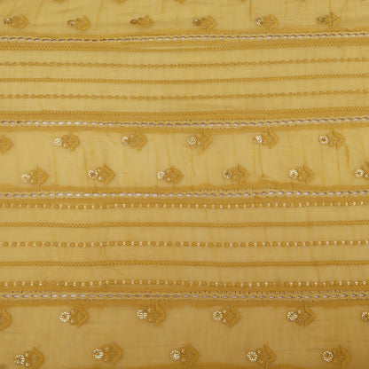 Mul Chanderi Embroidery Fabric