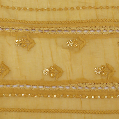 Mul Chanderi Embroidery Fabric