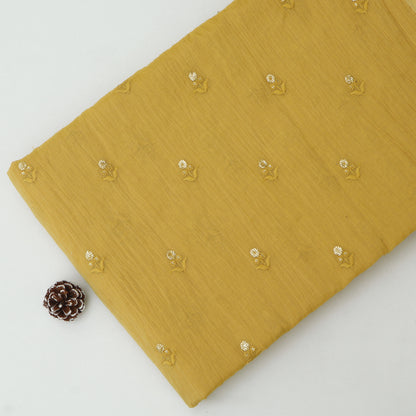 Mul Chanderi Embroidery Fabric