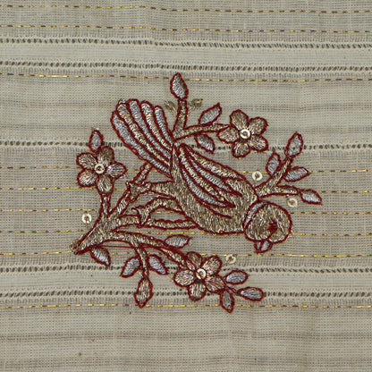 Colored Jaquard Embroidery Fabric