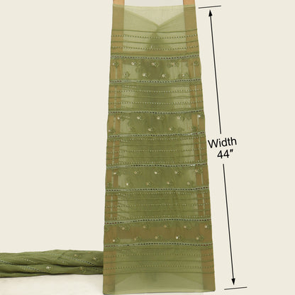 Mul Chanderi Embroidery Fabric