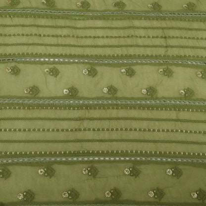 Mul Chanderi Embroidery Fabric