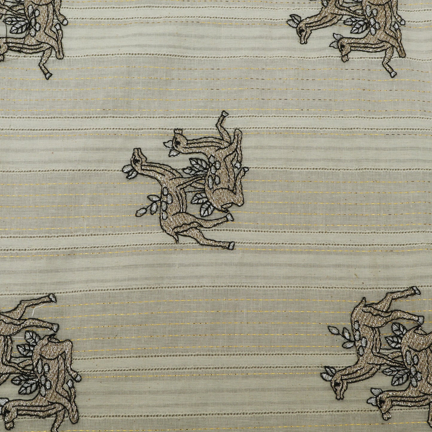 Colored Lurex Embroidery Fabric