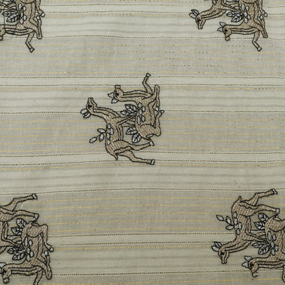 Colored Lurex Embroidery Fabric