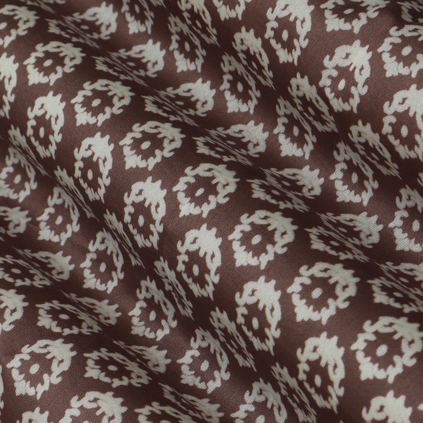 Colored Color Chanderi Print Fabric