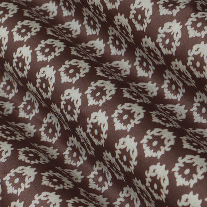 Colored Color Chanderi Print Fabric