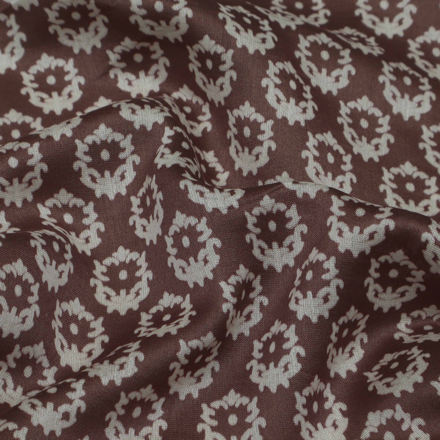 Colored Color Chanderi Print Fabric