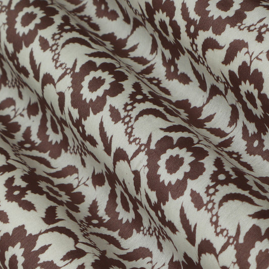 Colored Color Chanderi Print Fabric