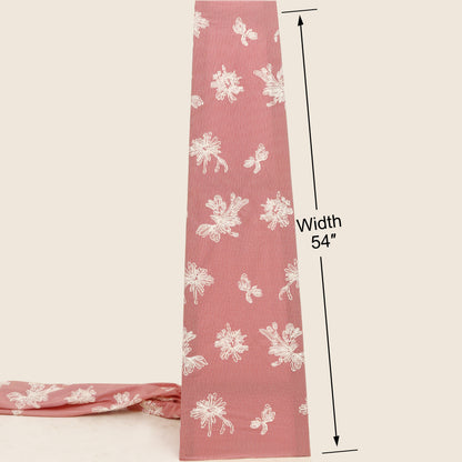 Cotton Stripe Embroidery Fabric
