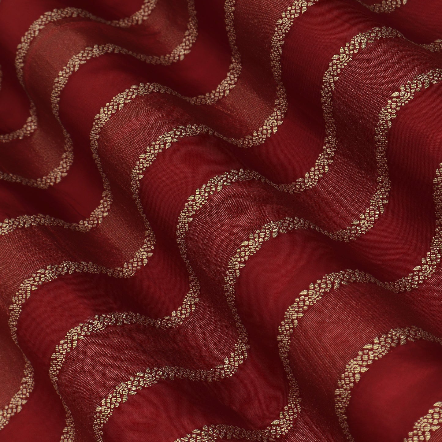 Organza Tissue Zari Stripe