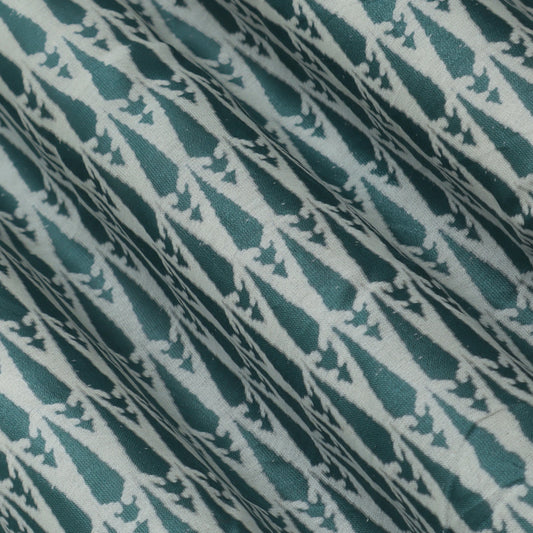 Colored Color Chanderi Print Fabric