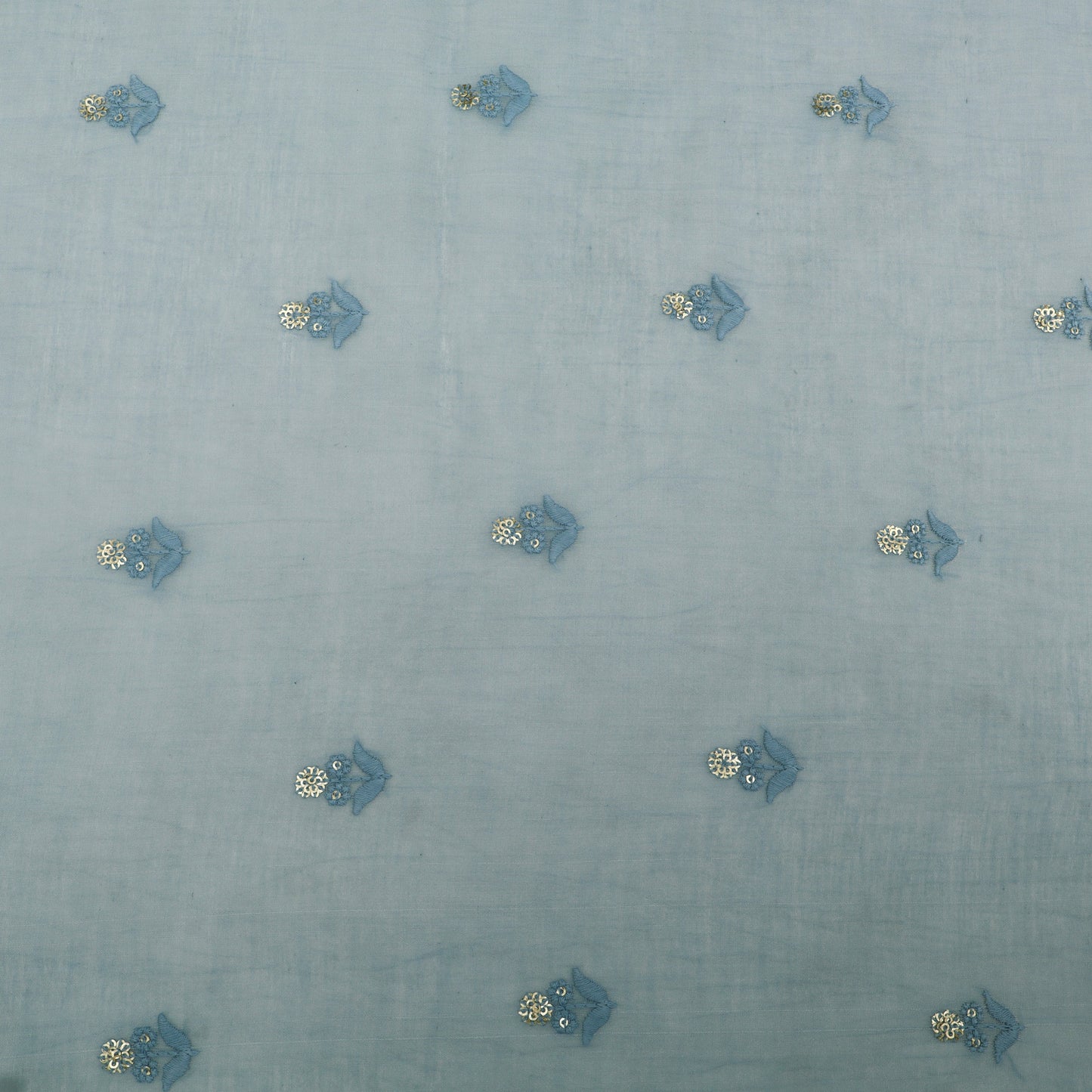 Mul Chanderi Embroidery Fabric