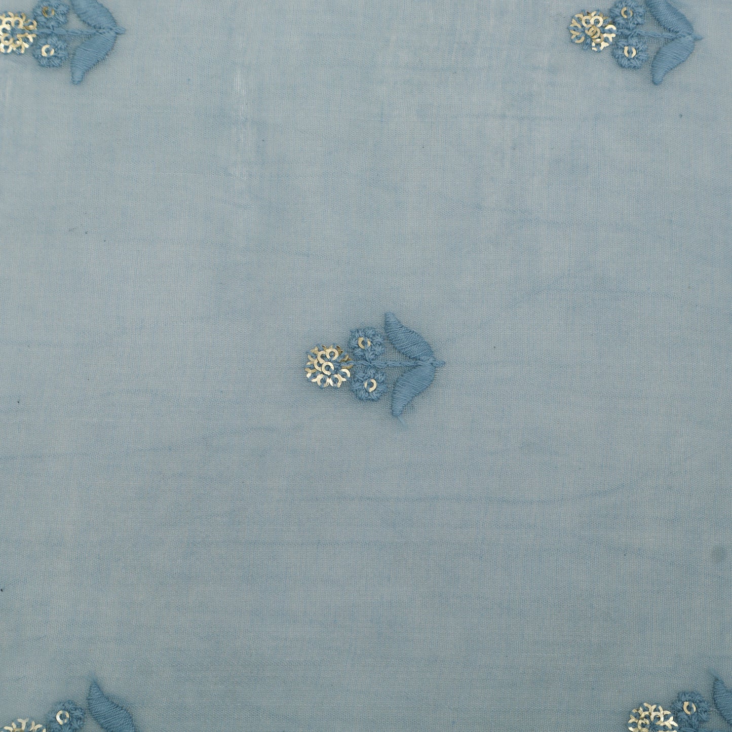Mul Chanderi Embroidery Fabric