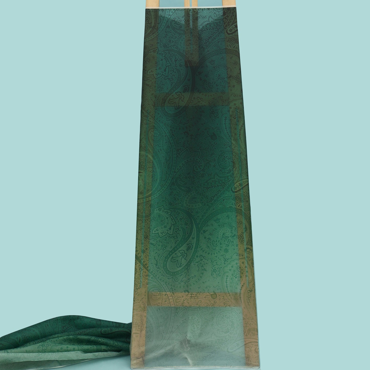 Multicolor Satin Organza Print Fabric