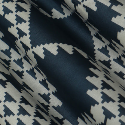 Colored Color Chanderi Print Fabric