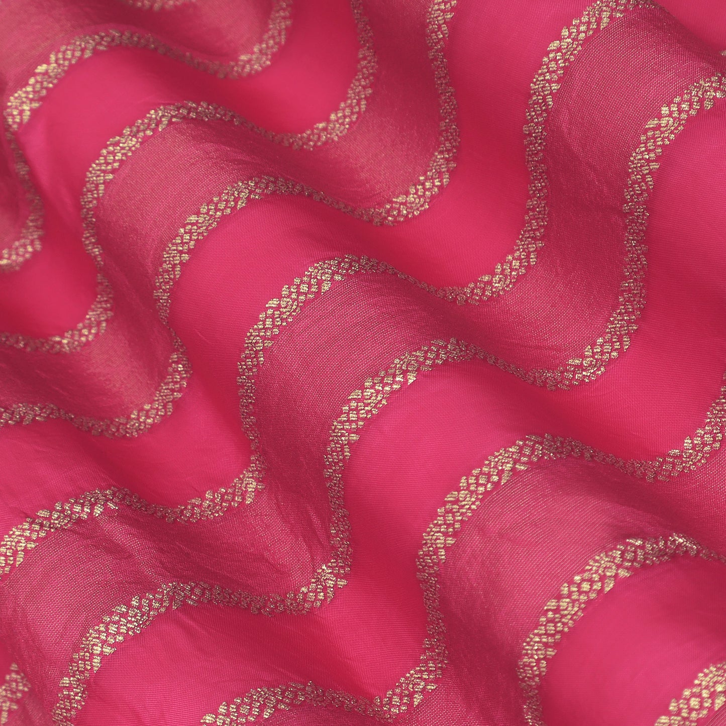 Organza Tissue Zari Stripe