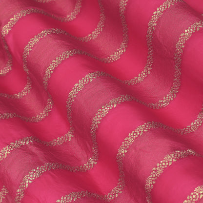 Organza Tissue Zari Stripe