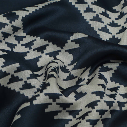 Colored Color Chanderi Print Fabric