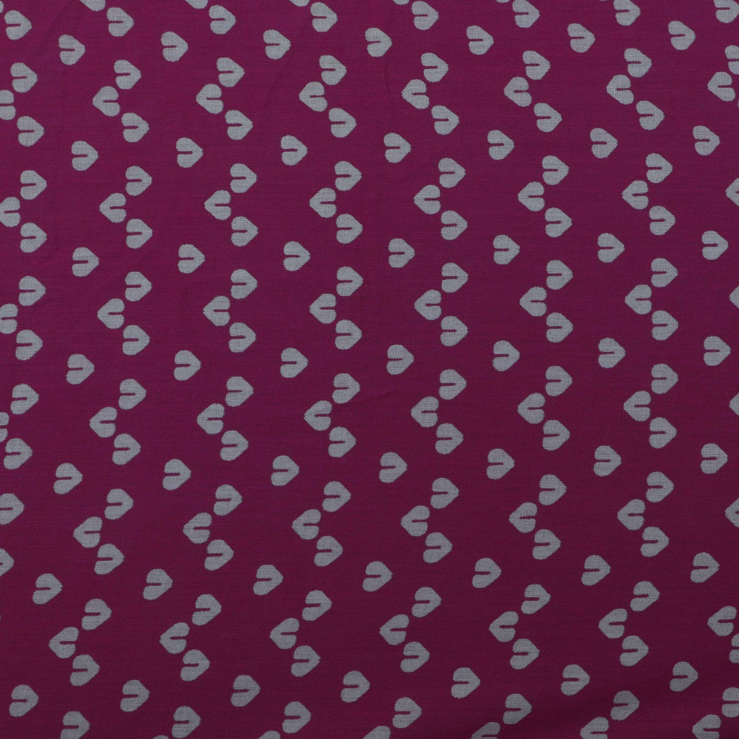 Pink Color Mulmul Print Fabric