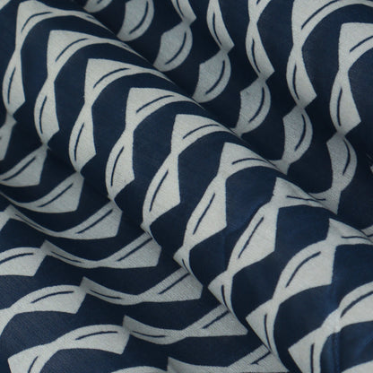 Colored Color Chanderi Print Fabric