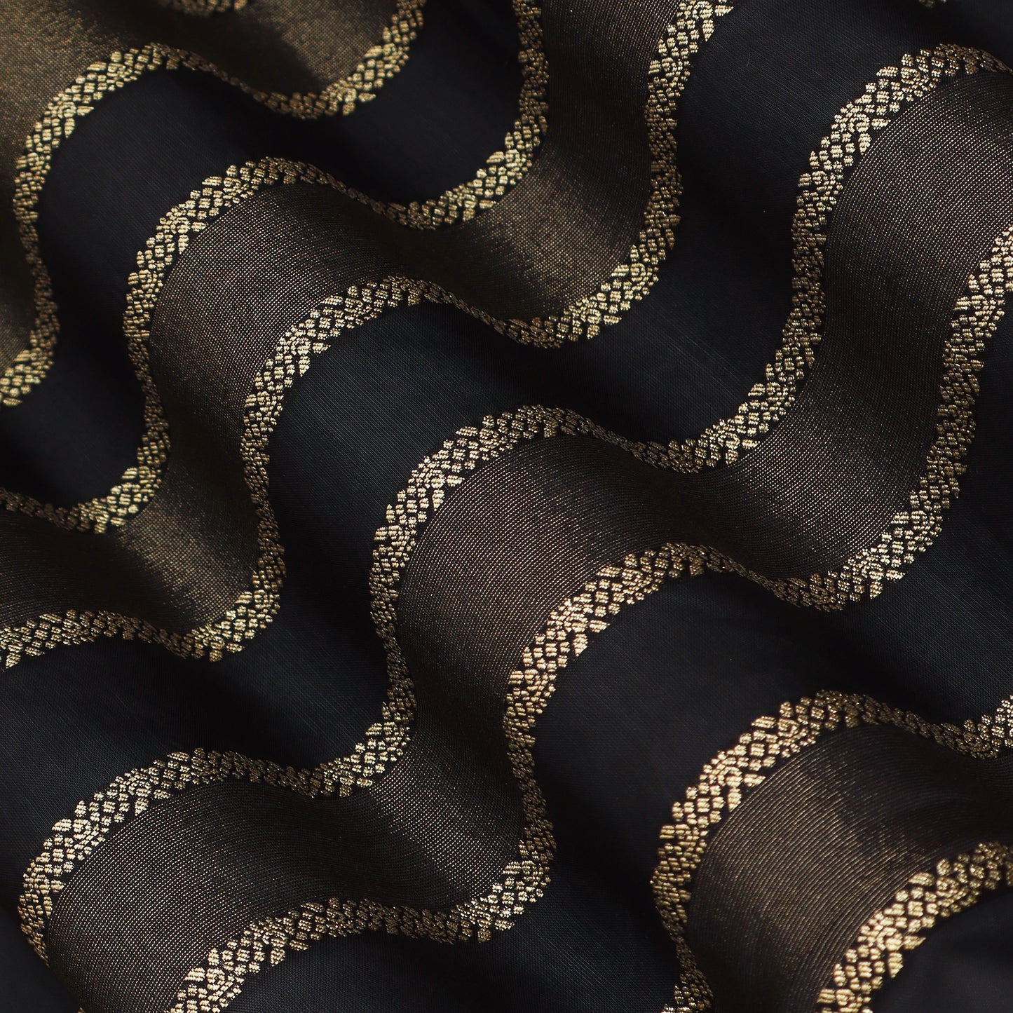 Organza Tissue Zari Stripe