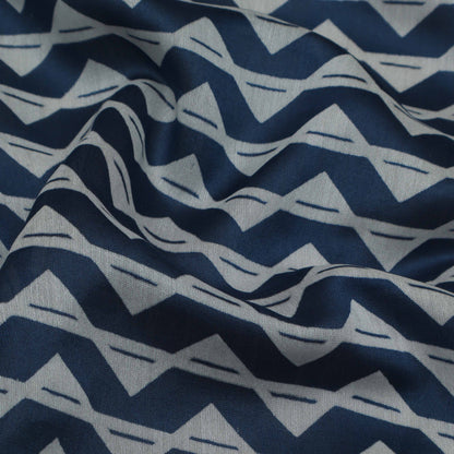 Colored Color Chanderi Print Fabric