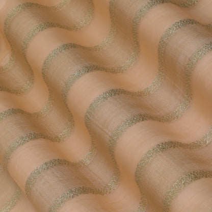 Organza Tissue Zari Stripe