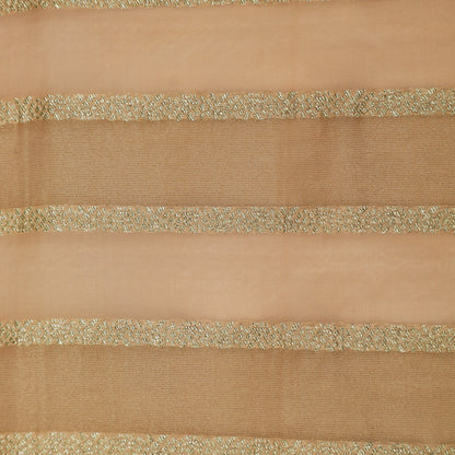 Organza Tissue Zari Stripe